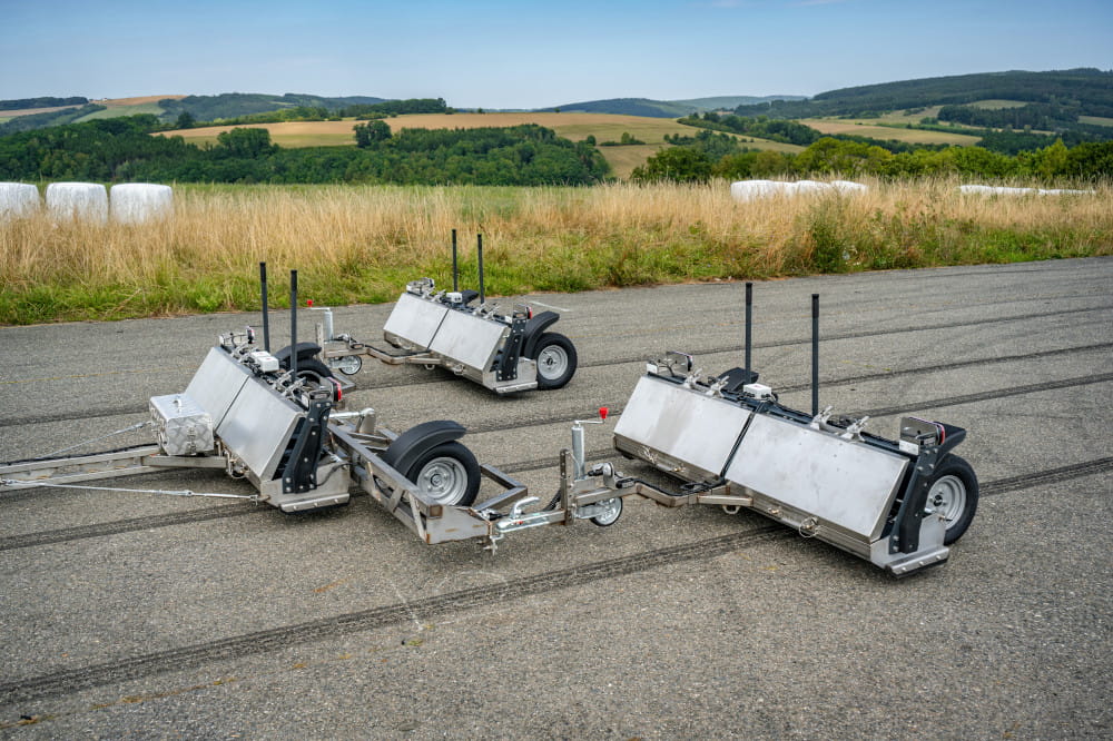 Магнитный подборщик MS 6000 F/N FALCON – тройная навеска